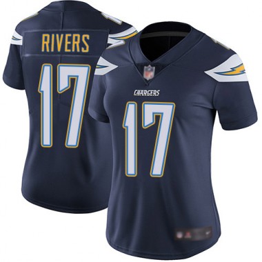 Los Angeles Chargers NFL Football Philip Rivers Navy Blue Jersey Women Limited 17 Home Vapor Untouchable